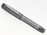 Carina Hapalua in Chrome Starflake w/ Liquid Silver Resin - Damascus Steel