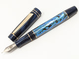 Carina Hapalua 15 in Ice Blue Paua w/ Midnight Blue Resin #8 Nib