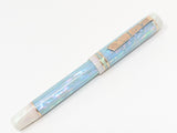 Carina Ragazzone in Iceberg Awasbi w/ Mother of Pearl Resin - Mokume Gane