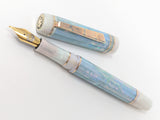 Carina Ragazzone in Iceberg Awasbi w/ Mother of Pearl Resin - Mokume Gane