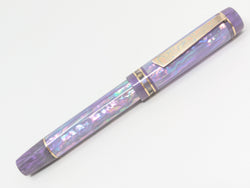 Carina Ragazzone in Lavender Awabi w/ Ghost Lavender Resin - Mokume Gane