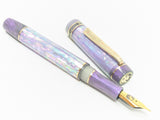 Carina Ragazzone in Lavender Awabi w/ Ghost Lavender Resin - Mokume Gabe