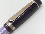 Hapalua il Re 13 in Lavender Awabi w/ Plum Resin - Mokume Gane