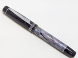 Carina Major in Tiffany Stained Glass w/ Plum Resin - #8 Nib - TWSBI Converter