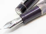 Carina Major in Tiffany Stained Glass w/ Plum Resin - #8 Nib - TWSBI Converter