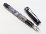 Carina Major in Tiffany Stained Glass w/ Plum Resin - #8 Nib - TWSBI Converter