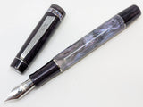 Carina Major in Tiffany Stained Glass w/ Plum Resin - #8 Nib - TWSBI Converter