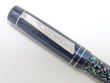 Carina Hapalua 15 in Starflake Abalone w/ Midnight Blue Resin - Damascus Steel