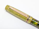 Carina Hapalua 15 in Green/Gold Abalone w/ Honey Olive Resin