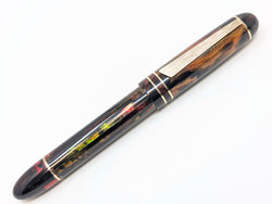 Taurus Hapalua 13 in Root Beer Abalone w/ Combustion Resin
