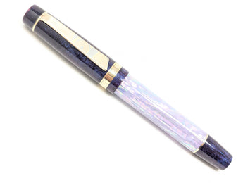 Ragazzone il Re 15 in Lavender Awabi w/ Purple Parallax Resin - Mokume Gane