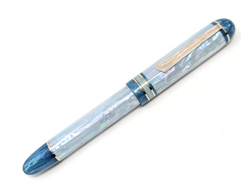 Taurus Ragazzone in Iceberg Awabi w/ Teal Pearl Resin