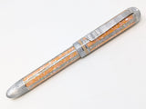Taurus Ragazzone in Striped Starflake Abalone w/ Brightanium Resin - Damascus Steel