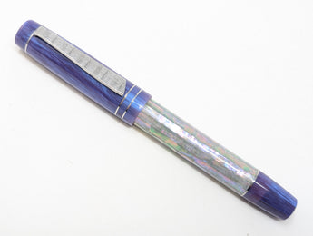Carina Hapalua 13 in Chrome Awabi w/ Mystic Resin - Damascus Steel