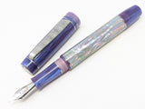 Carina Hapalua 13 in Chrome Awabi w/ Mystic Resin - Damascus Steel