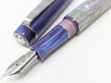 Carina Hapalua 13 in Chrome Awabi w/ Mystic Resin - Damascus Steel