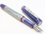 Carina Hapalua 13 in Chrome Awabi w/ Mystic Resin - Damascus Steel