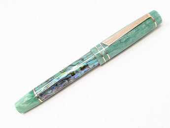 Carina Hapalua 13 in Seafoam Abalone w/ Celadon Resin