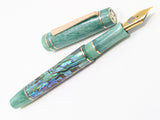Carina Hapalua 13 in Seafoam Abalone w/ Celadon Resin