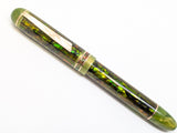 Taurus Ragazzone in Green/Gold Abalone w/ Honey Olive Resin