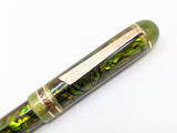 Taurus Ragazzone in Green/Gold Abalone w/ Honey Olive Resin