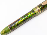 Taurus Ragazzone in Green/Gold Abalone w/ Honey Olive Resin