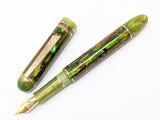 Taurus Ragazzone in Green/Gold Abalone w/ Honey Olive Resin