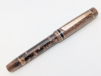 Carina Hapalua 15 in Vintage Cellulose Acetate w/ Chocolate Diamond Resin