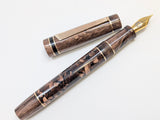 Carina Hapalua 15 in Vintage Cellulose Acetate w/ Chocolate Diamond Resin