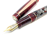 Carina Hapalua 15 in Vintage Cellulose Acetate w/ Custom Red Pearl Resin