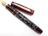 Carina Hapalua 15 in Vintage Cellulose Acetate w/ Custom Red Pearl Resin