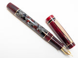 Carina Hapalua 15 in Vintage Cellulose Acetate w/ Custom Red Pearl Resin