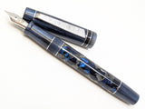 Carina Hapalua 15 in Vintage Celluloid Acetate w/ Sapphire Blue Resin