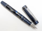 Carina Hapalua 15 in Vintage Celluloid Acetate w/ Sapphire Blue Resin