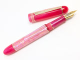 Taurus Hapalua 13 in Rose Pink Awabi w/ Bright Pink Pearl Resin