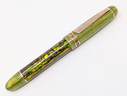 Taurus Hapalua 15 in Green/Gold Abalone w/ Honey Olive Resin