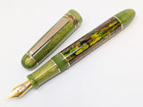 Taurus Hapalua 15 in Green/Gold Abalone w/ Honey Olive Resin
