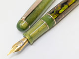 Taurus Hapalua 15 in Green/Gold Abalone w/ Honey Olive Resin