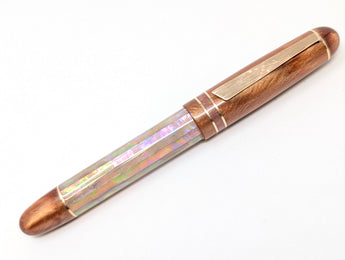 Taurus Hapalua 15 in White Gold Awabi w/ Copper Penny Resin
