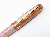 Taurus Hapalua 15 in White Gold Awabi w/ Copper Penny Resin