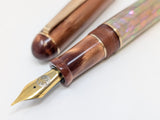 Taurus Hapalua 15 in White Gold Awabi w/ Copper Penny Resin