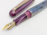 Taurus Hapalua 13 in Dark Angel Wing Awabi w/ Acai Resin & Mokume Gane