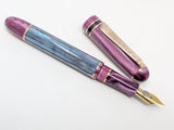 Taurus Hapalua 13 in Dark Angel Wing Awabi w/ Acai Resin & Mokume Gane