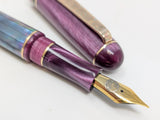 Taurus Hapalua 13 in Dark Angel Wing Awabi w/ Acai Resin & Mokume Gane