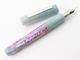 Draco in Shredded Rose and Wasabi Abalone w/ Ghost Wasabi Resin - #8 Nib