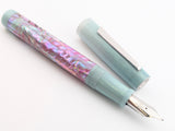 Draco in Shredded Rose and Wasabi Abalone w/ Ghost Wasabi Resin - #8 Nib