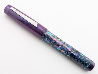 Draco in Dark Mexican Green Abalone w/ Purple Paralax Resin - #8 Nib