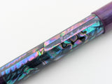 Draco in Dark Mexican Green Abalone w/ Purple Paralax Resin - #8 Nib