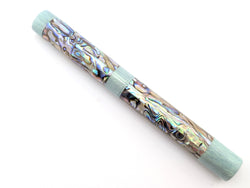 Perseus in Silver Paua Abalone w/ Ghost  Wasabi Resin