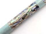 Perseus in Silver Paua Abalone w/ Ghost  Wasabi Resin